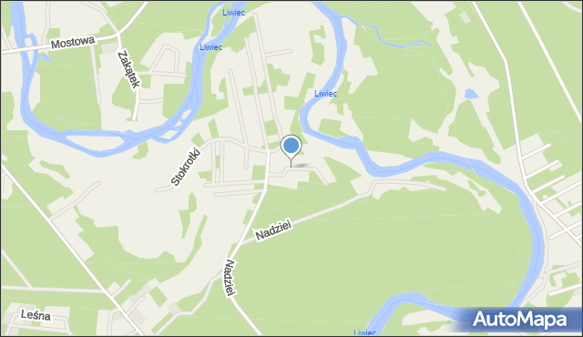 Świniotop, Rybacka, mapa Świniotop