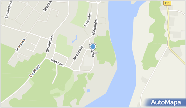 Wolin, Rybacka, mapa Wolin