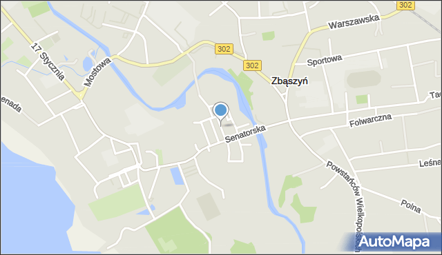 Zbąszyń, Rynek, mapa Zbąszyń