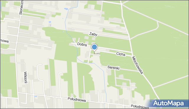 Żółwin gmina Brwinów, Rysia, mapa Żółwin gmina Brwinów