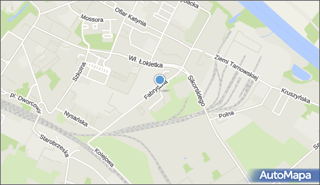 Brzeg, Rzemieślnicza, mapa Brzeg