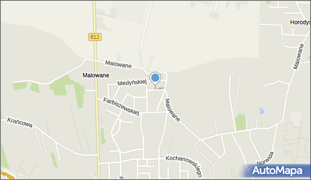 Chełm, Rzewuskiego Wacława, mapa Chełma