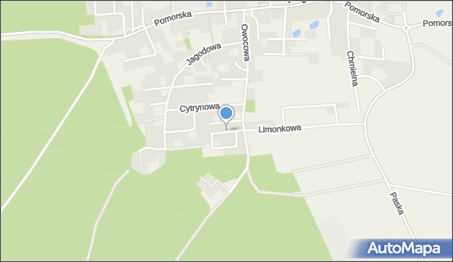 Dębogórze, Rzepakowa, mapa Dębogórze