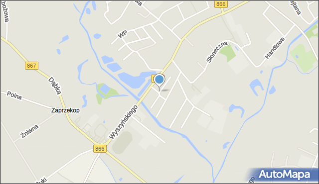 Lubaczów, Rzeczna, mapa Lubaczów