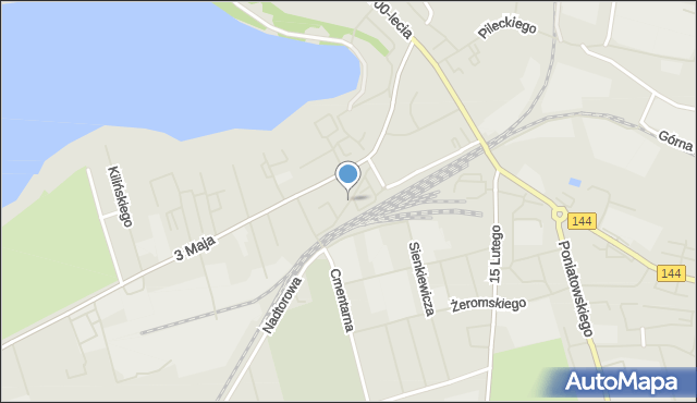 Nowogard, Rzeszowskiego Stanisława, mapa Nowogard
