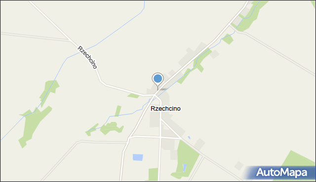 Rzechcino, Rzechcino, mapa Rzechcino