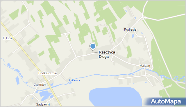 Rzeczyca Długa, Rzeczyca Długa, mapa Rzeczyca Długa