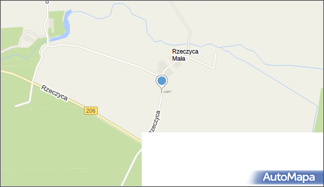 Rzeczyca Mała, Rzeczyca Mała, mapa Rzeczyca Mała