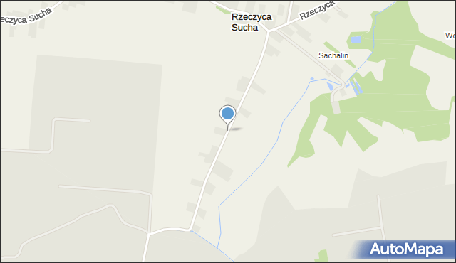 Rzeczyca Sucha, Rzeczyca Sucha, mapa Rzeczyca Sucha