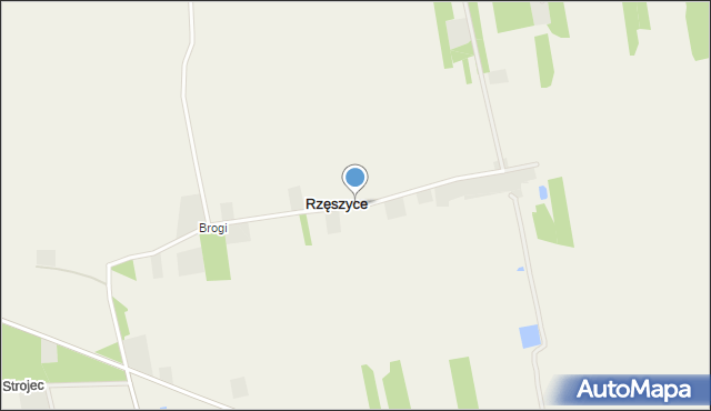 Rzęszyce, Rzęszyce, mapa Rzęszyce