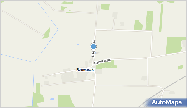 Rzewuszki, Rzewuszki, mapa Rzewuszki