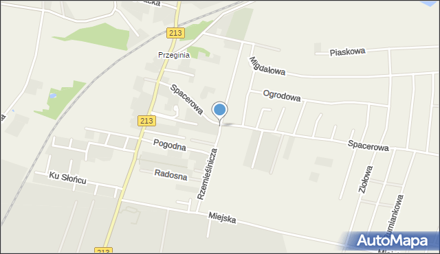 Siemianice gmina Słupsk, Rzemieślnicza, mapa Siemianice gmina Słupsk