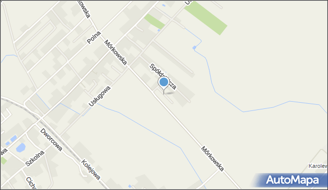 Wilkowice gmina Lipno, Rzemieślnicza, mapa Wilkowice gmina Lipno