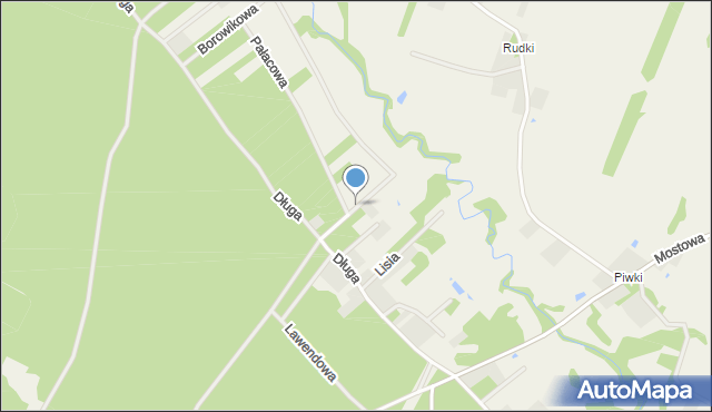 Wólka Kobylańska, Rzeczna, mapa Wólka Kobylańska