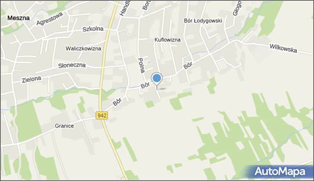 Buczkowice, Sarnia, mapa Buczkowice