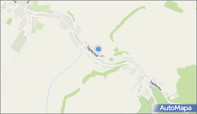 Chełmsko Śląskie, Sądecka, mapa Chełmsko Śląskie