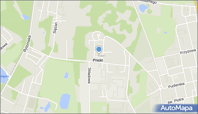 Chorzów, Samarzewskiego Wojciecha, mapa Chorzów