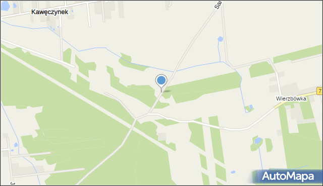 Kawęczynek gmina Konstancin-Jeziorna, Sarenki, mapa Kawęczynek gmina Konstancin-Jeziorna