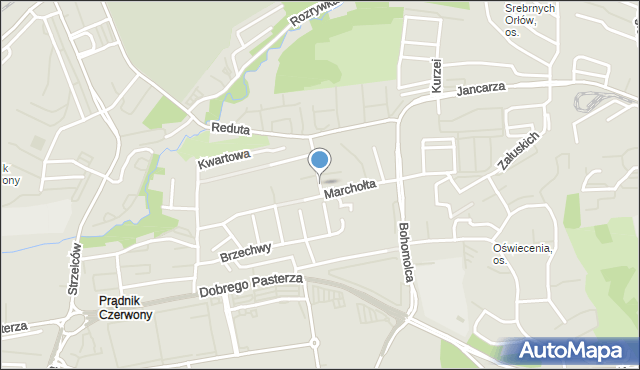 Kraków, Sabały Jana, mapa Krakowa