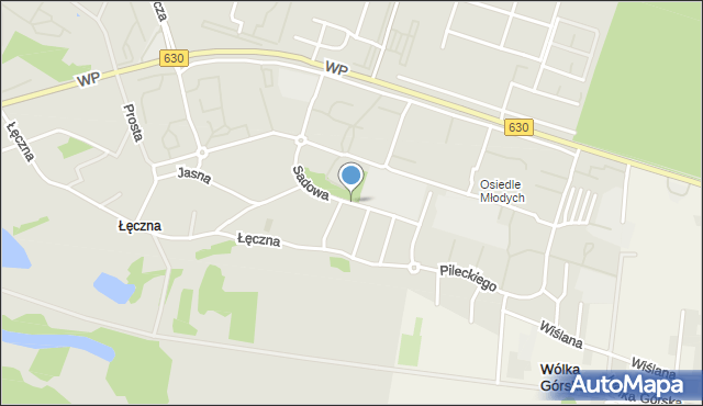 Nowy Dwór Mazowiecki, Sadowa, mapa Nowy Dwór Mazowiecki