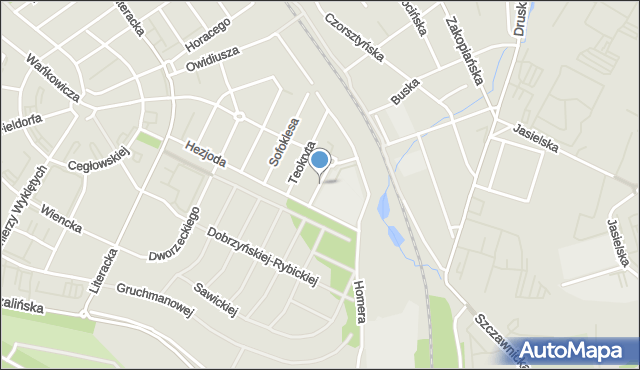 Poznań, Safony, mapa Poznania