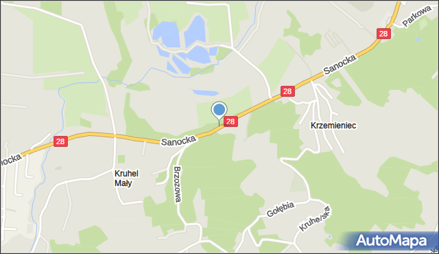 Przemyśl, Sanocka, mapa Przemyśla