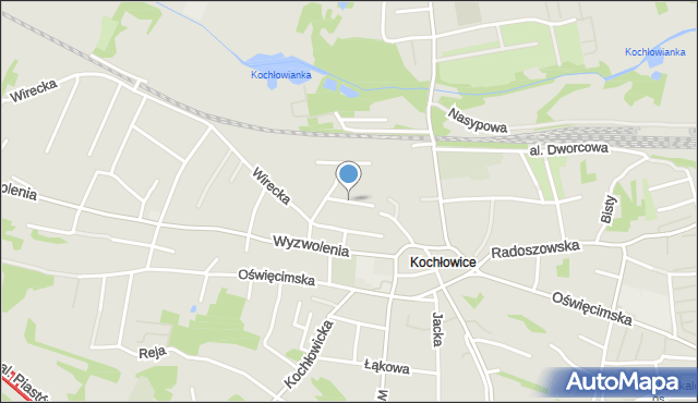 Ruda Śląska, Sadowa, mapa Rudy Śląskiej