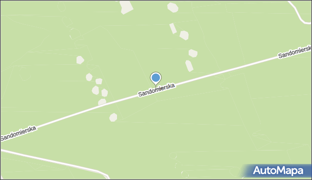 Rytwiany, Sandomierska, mapa Rytwiany