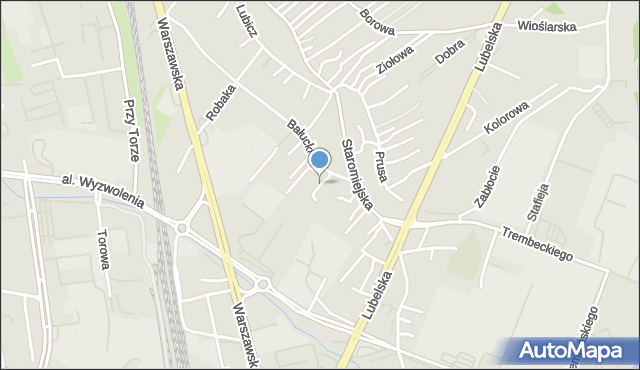 Rzeszów, Sąsiedzka, mapa Rzeszów