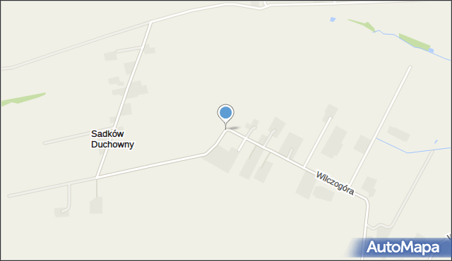 Sadków Duchowny, Sadków Duchowny, mapa Sadków Duchowny