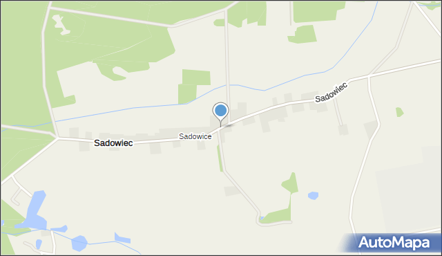 Sadowiec gmina Mogilno, Sadowiec, mapa Sadowiec gmina Mogilno