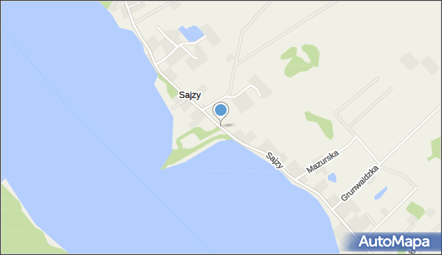 Sajzy, Sajzy, mapa Sajzy