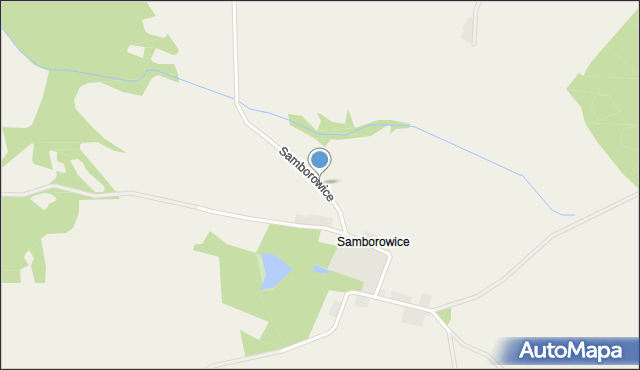 Samborowice gmina Przeworno, Samborowice, mapa Samborowice gmina Przeworno