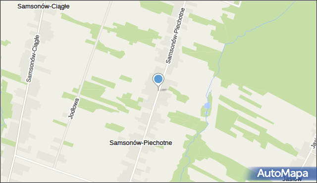 Samsonów-Piechotne, Samsonów-Piechotne, mapa Samsonów-Piechotne