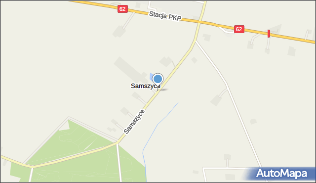 Samszyce, Samszyce, mapa Samszyce