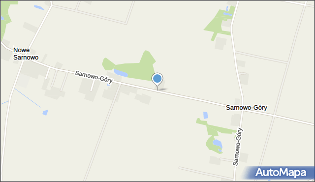 Sarnowo-Góry, Sarnowo-Góry, mapa Sarnowo-Góry