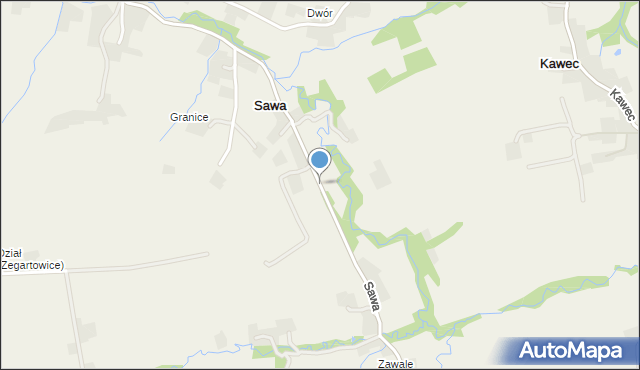 Sawa, Sawa, mapa Sawa