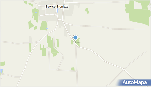 Sawice-Bronisze, Sawice-Bronisze, mapa Sawice-Bronisze