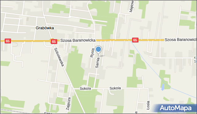 Sobolewo gmina Grabówka, Sarnia, mapa Sobolewo gmina Grabówka