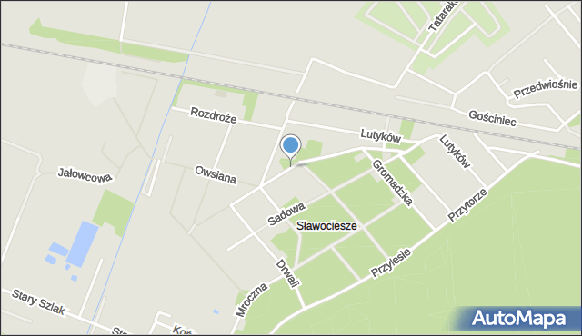 Szczecin, Samopomocy Chłopskiej, mapa Szczecina