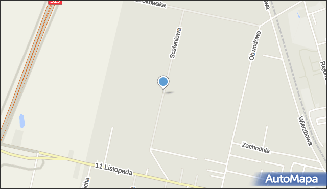 Bielsk Podlaski, Scaleniowa, mapa Bielsk Podlaski