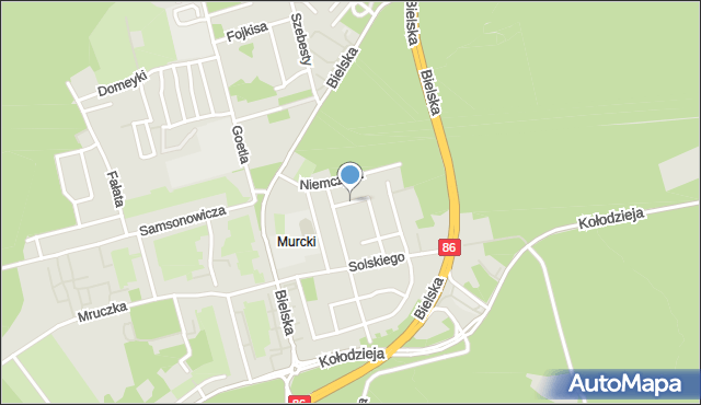Katowice, Scipio del Campo Michała, mapa Katowic