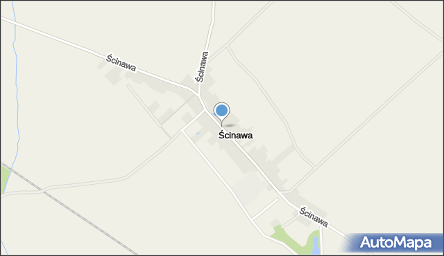 Ścinawa gmina Oława, Ścinawa, mapa Ścinawa gmina Oława