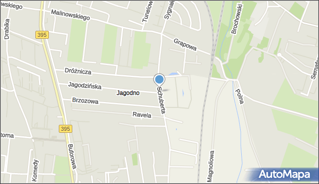 Wrocław, Schuberta Franza Petera, mapa Wrocławia