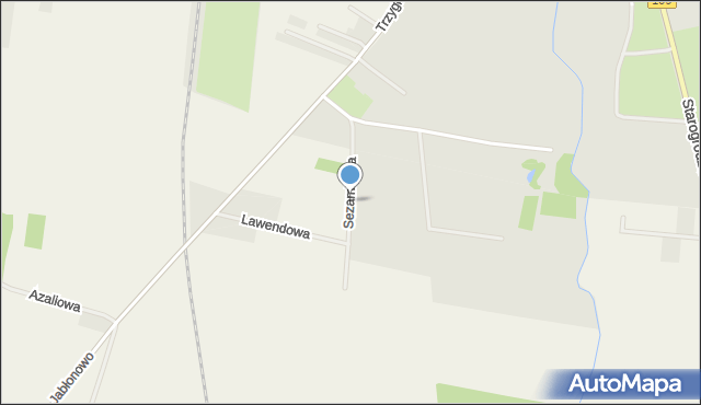 Brodniki gmina Gryfice, Sezamkowa, mapa Brodniki gmina Gryfice