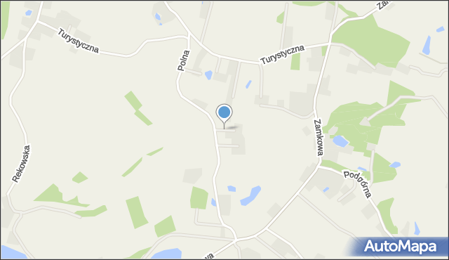 Łapalice, Sezamkowa, mapa Łapalice