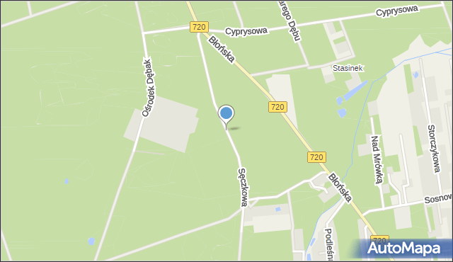 Nadarzyn powiat pruszkowski, Sęczkowa, mapa Nadarzyn powiat pruszkowski