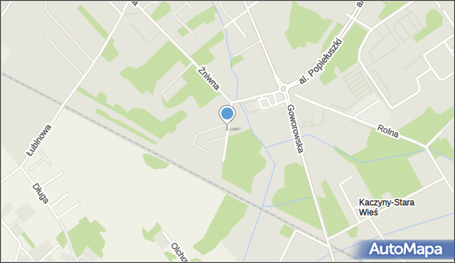 Ostrołęka, Sendlerowej Ireny, mapa Ostrołęka