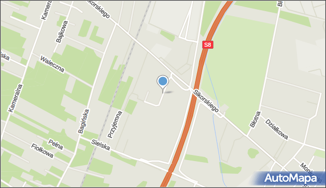 Ostrów Mazowiecka, Sezamkowa, mapa Ostrów Mazowiecka