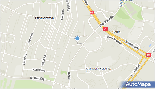 Rzeszów, Sędziszowska, mapa Rzeszów